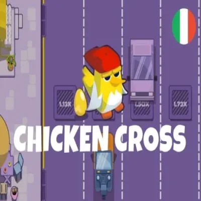 Official Casino Games logo: Chicken Cross by Upgaming at Zumospin Casino