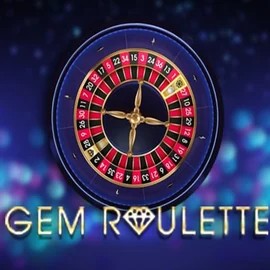 Gem Roulette slot logo by iSoftBet at Zumospin Casino