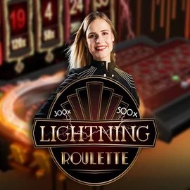Lightning Roulette logo by Evolution at Zumospin Casino