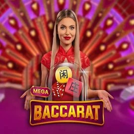 Live Casino logo of Mega Baccarat from Pragmatic Play at Zumospin Casino