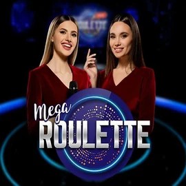 Mega Roulette online game logo by Pragmatic Play on zumo-spins.nl