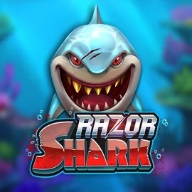 Logo of Razor Shark from Push Gaming at Zumospin Casino