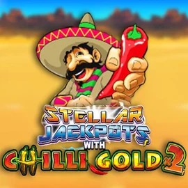 Stellar Jackpots with Chilli Gold x2 slot logo by Lightning Box Game at Zumospin Casino